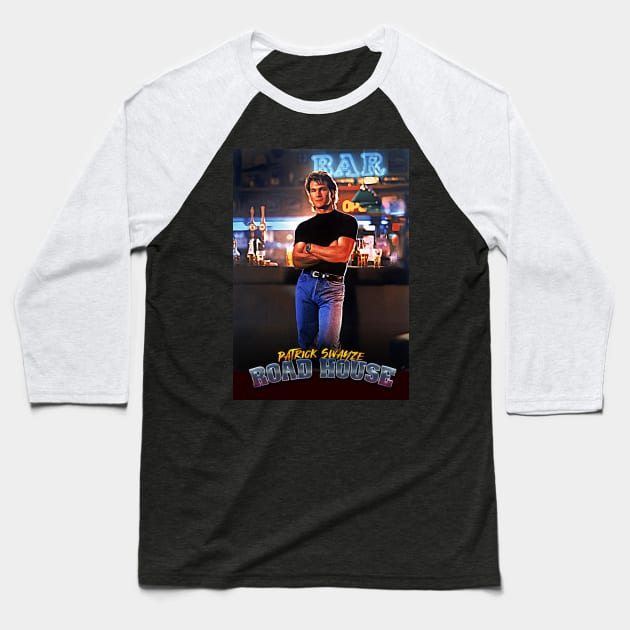 Swayze Baseball T-Shirt by Fantasy Brush Designs